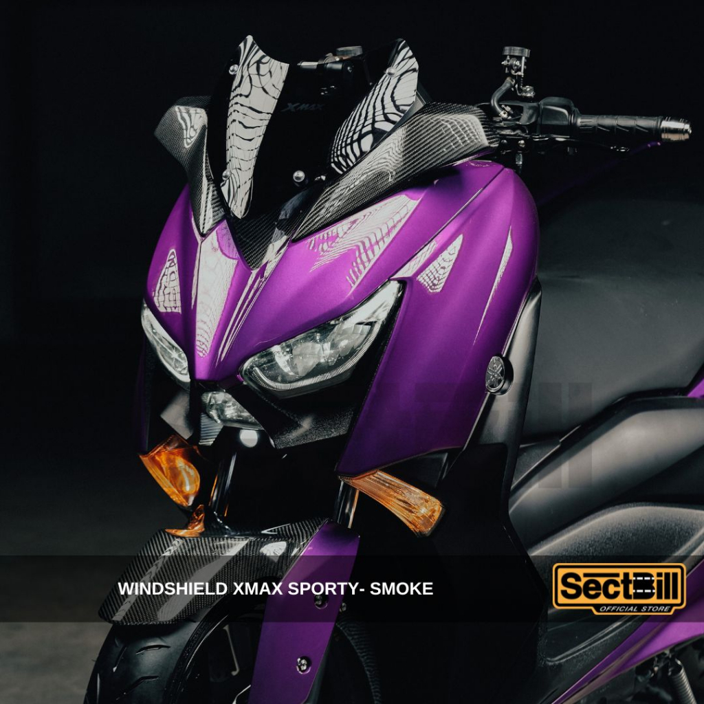 Windshield / Visor - XMax Sporty - Merk Sectbill