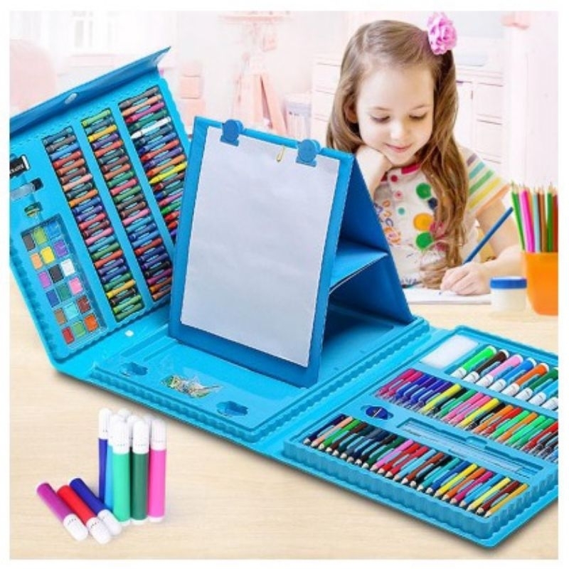 

Crayon Pensil Gambar / Art Set /Krayon pensil warna Mewarnai Crayon Art Mega Set 208