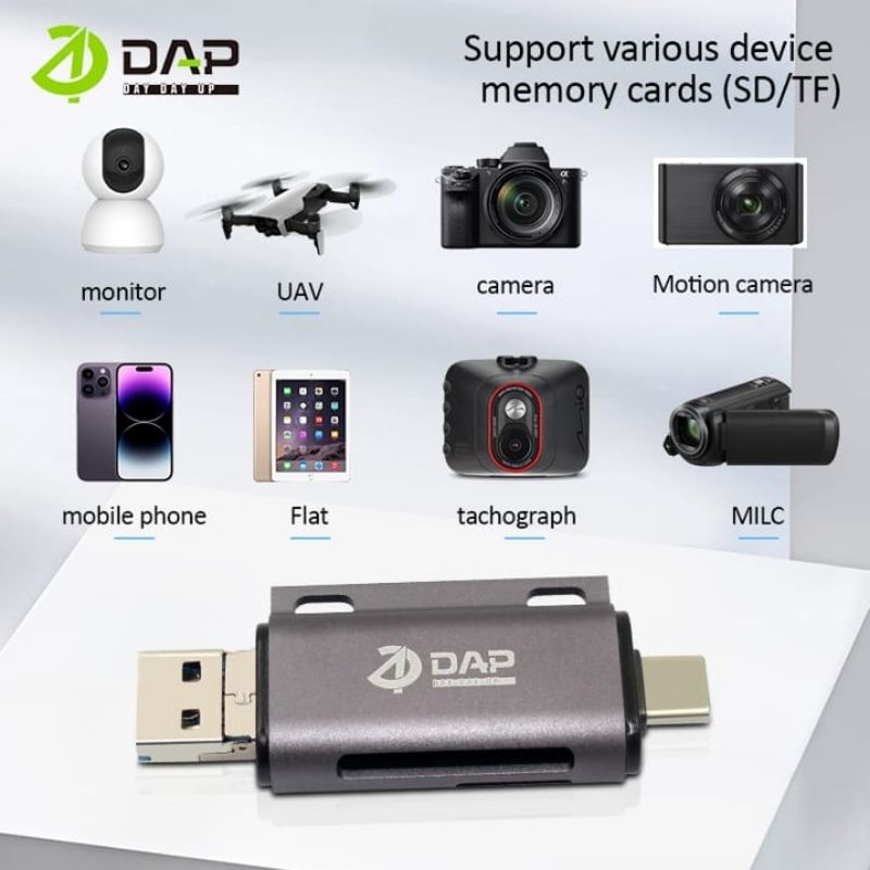 Dap Card reader Micro Sd-SDHC-TF-SD-MMC D-CR02