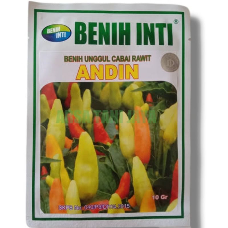 Benih Cabe Rawit Putih Unggul Andin 10Gram - Cap Benih Inti