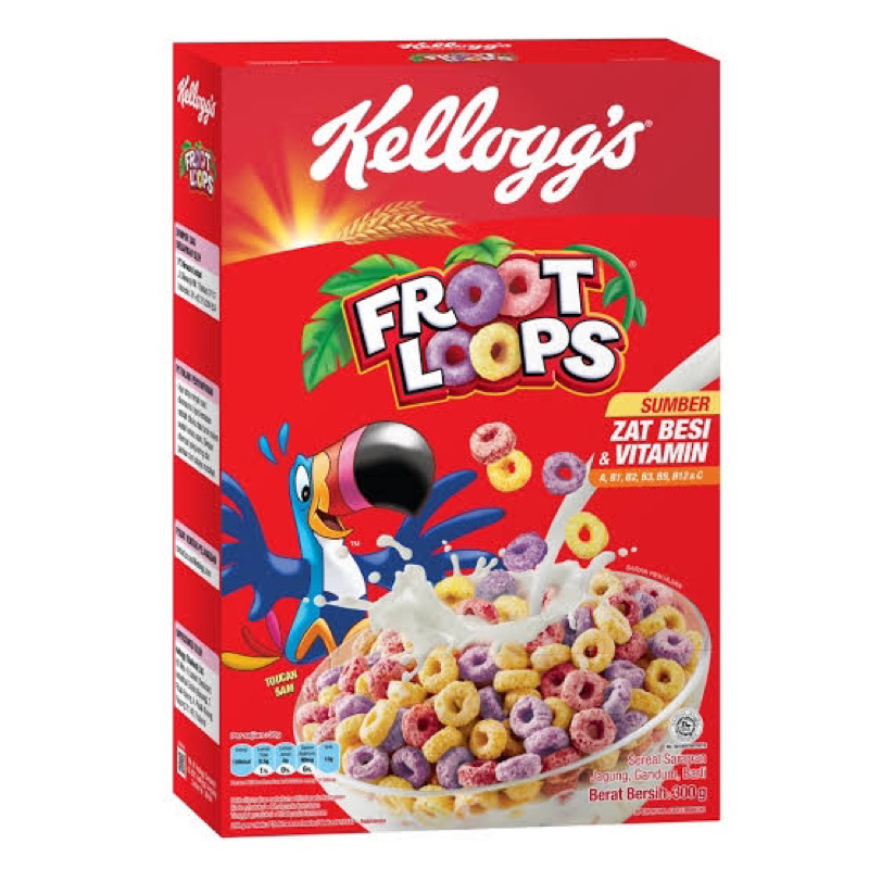 

Kelloggs Froot Loops Sereal (2 Ukuran)