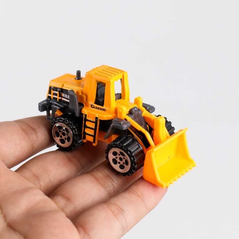 Mainan Mobil-Mobilan Truk Construction Diecast 6 PCS - TH735 Kado Hadiah Present Souvenir Anak