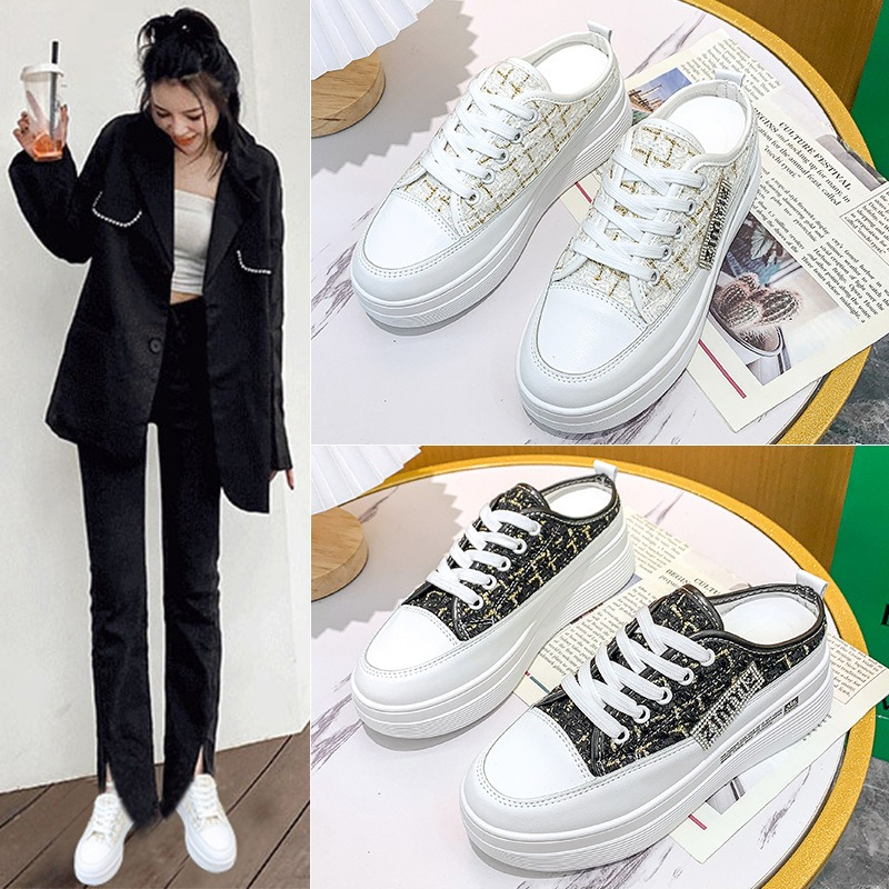 Sendal Wanita Putih Import Sepatu Sandal Korea Cantik Sepatu Sendal Perempuan Murah SD-086