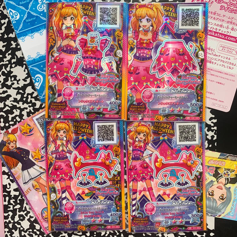 Kartu Aikatsu Stars CP Halloween Rainbow Berry Parfait