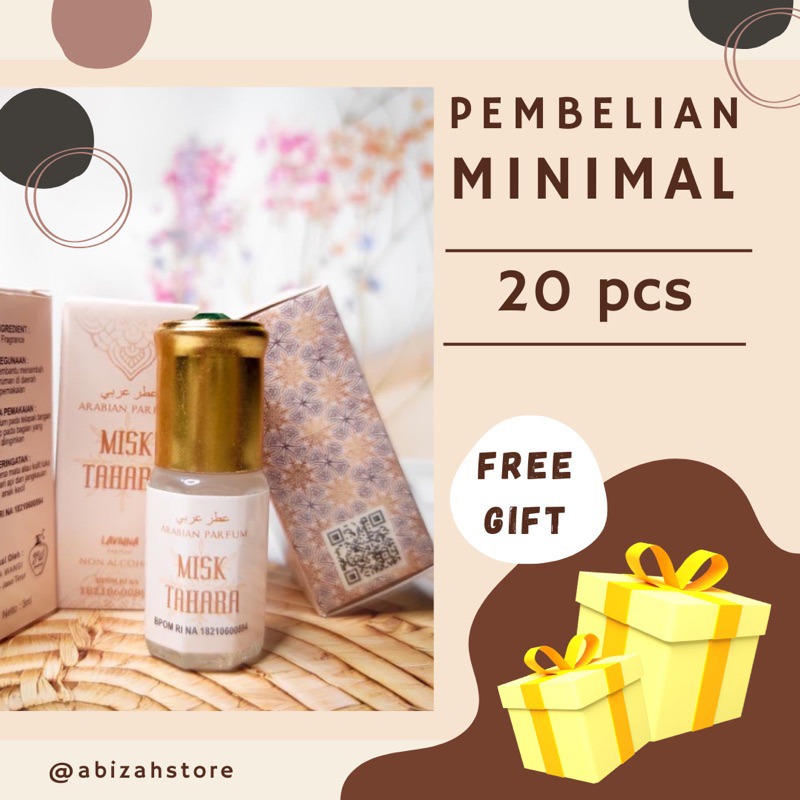 [BPOM] MISK THAHARAH MUSK TAHARAH PARFUM WANITA 3ml