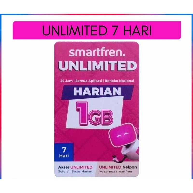 SMARTFREN UNLIMITED 7HARI