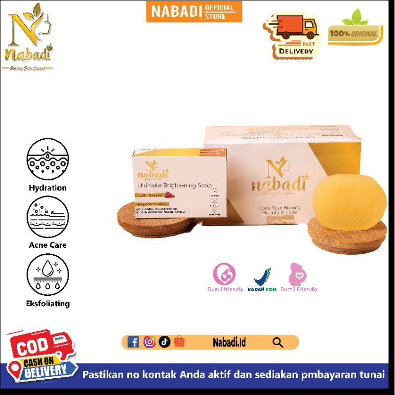 NABADI - ULTIMATE BRIGHTENING SOAP WITH SAFFRON