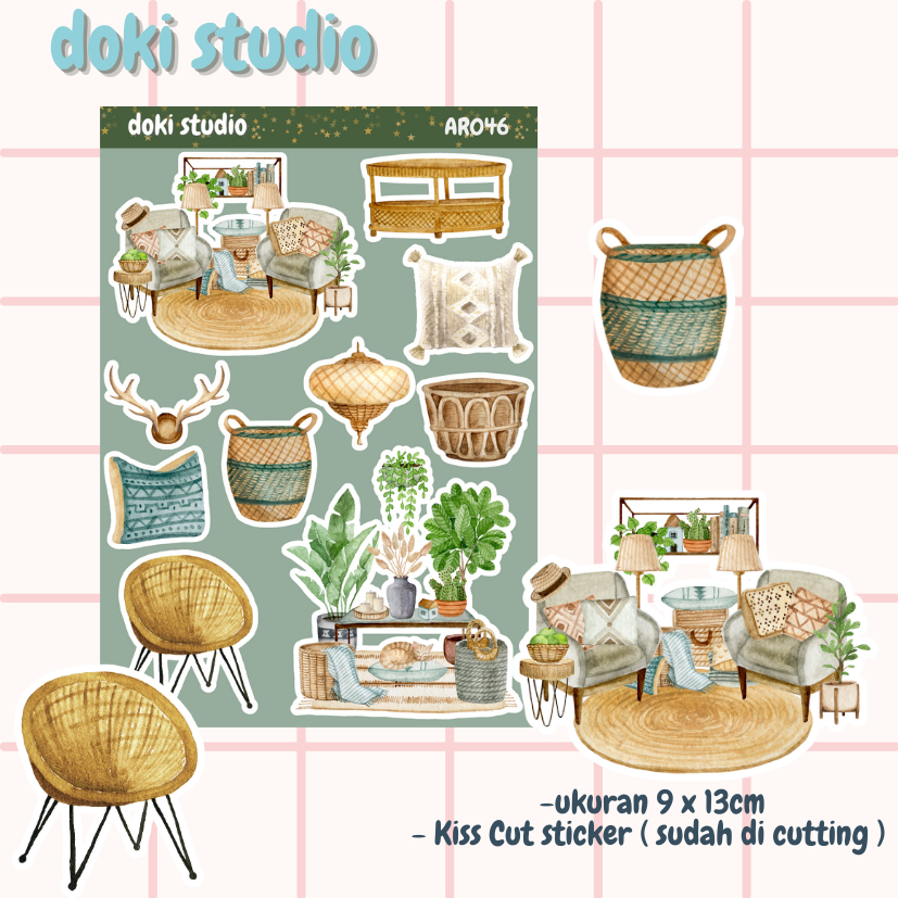 

[DOKI] Stiker Dekorasi Lucu / Sticker Journal / Stiker Aesthetic Memo Sticky Notes Journal Scrapbook Planner
