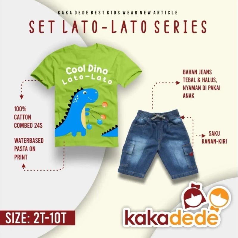 Ready ‼️ Lato Lato Set Anak Cowo by Kakadede