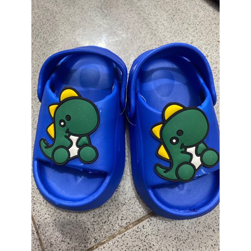 BISA COD - SANDAL ANAK DINOSAURUS COWOK CEWEK BAHAN PREMIUM LUCU