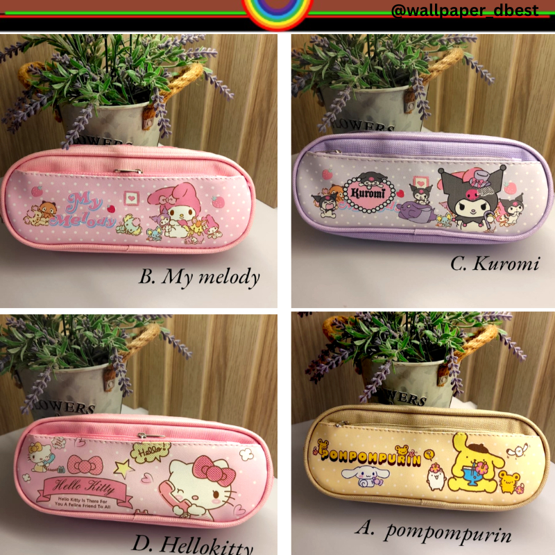 

TEMPATT PENSIL PANSIL KAIN 2 RESELETING LUCU SANRIO PENSIL CASE KUROMI TEMPAT PENSIL HK HELLOKITTY POMPOMPURI ALAT TULIS KANTOR ATK @wallpaperdbest