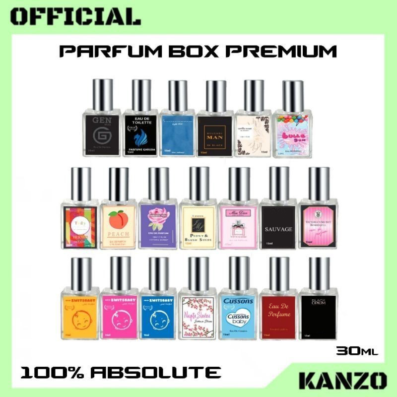 Kanzo - Parfum Thailand 15ml Premium / Parfum Black Opim 15ml / Parfum BCC 15ml Unisex