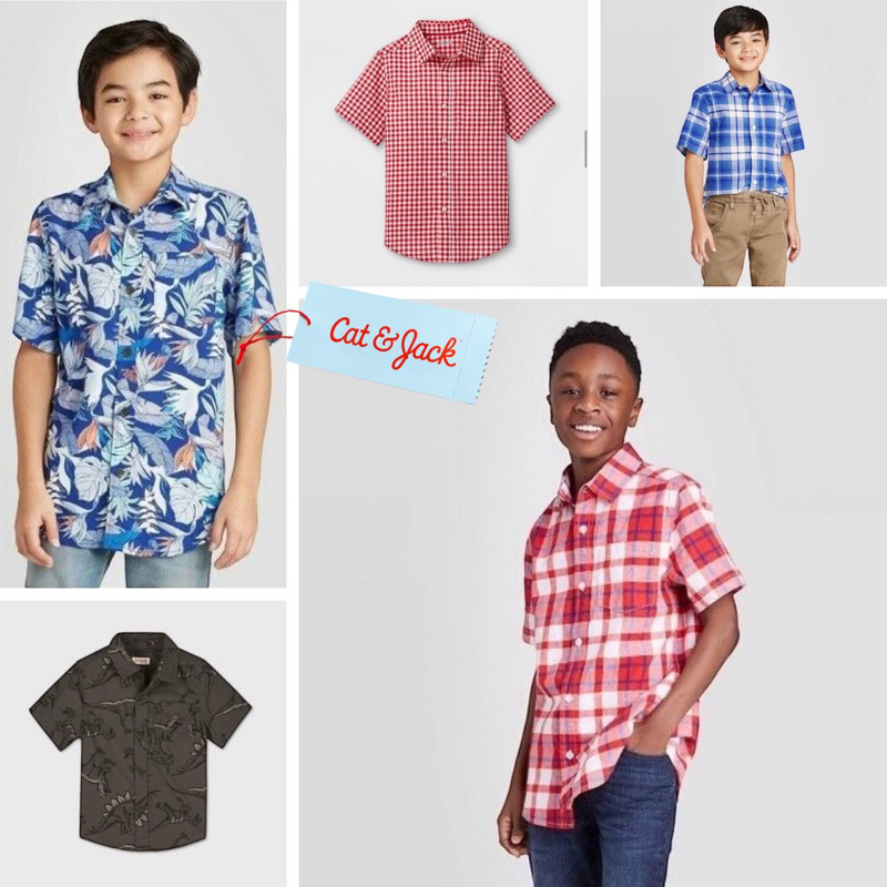 Kemeja anak laki laki Cat&Jack