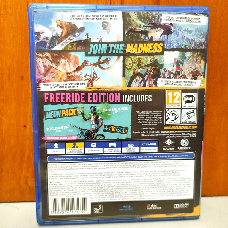 Riders Republic PS4 Kaset Riders Republic Playstation 4 CD BD Game Games Rider Republic Ps4 Republics mainan gim original ori asli balapan balap sepeda downhill raider drag racing race motor mobil down hill rally riders republic ps4 ps5 bluray disc