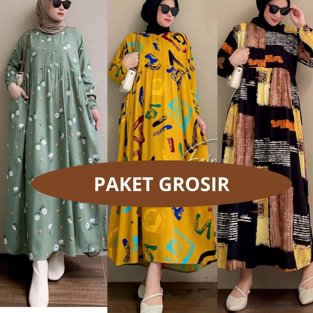 Paket Usaha Midi Dress Busui