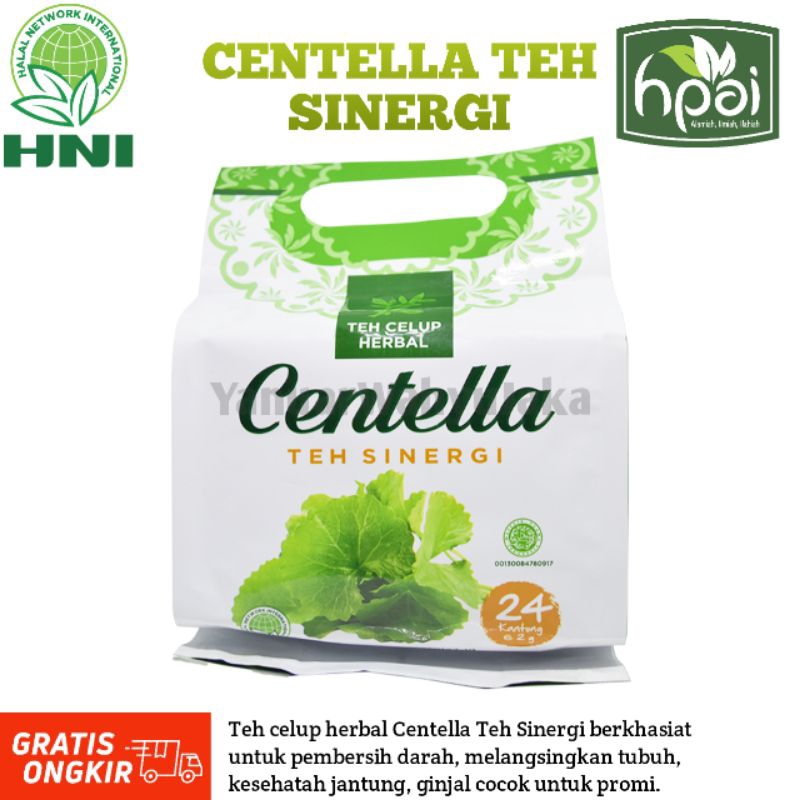 

(Bisa COD) TEH SINERGI CENTELLA Tradisional Teh Herbal (HPAI)
