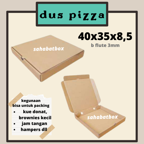 

{Minimal Order 10 pcs} Kardus / Dus / Box Pizza ukuran 40x35x8,5 cm