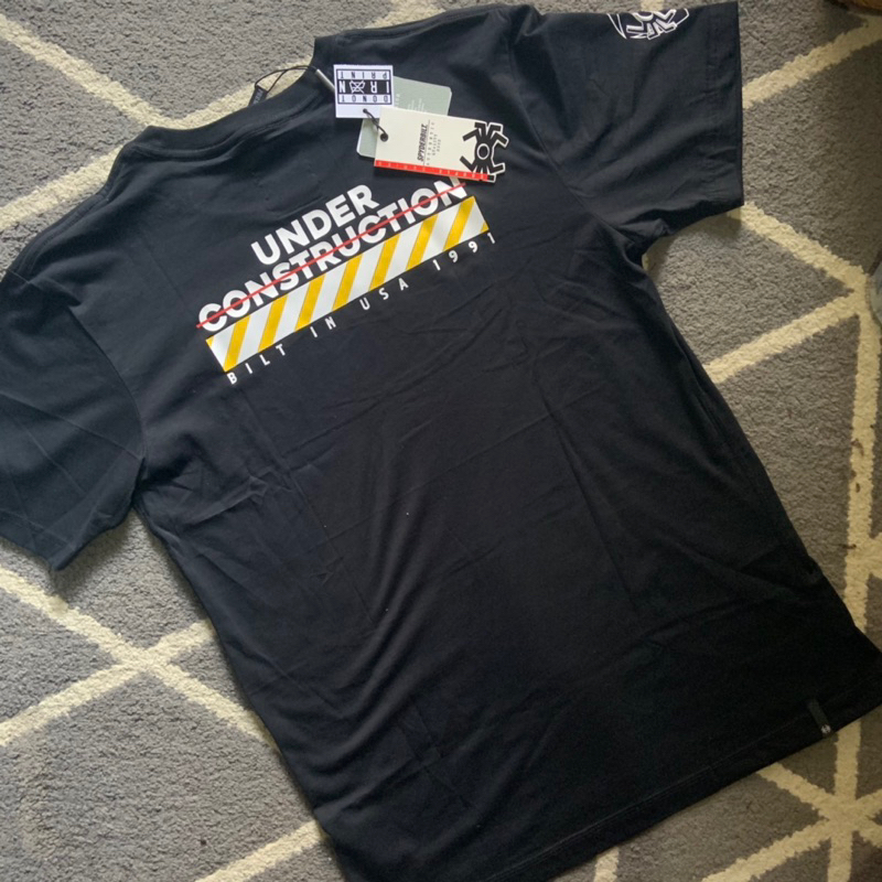 SPYDERBILT baju kaos DEWASA hitam NEW ORIGINAL 100%