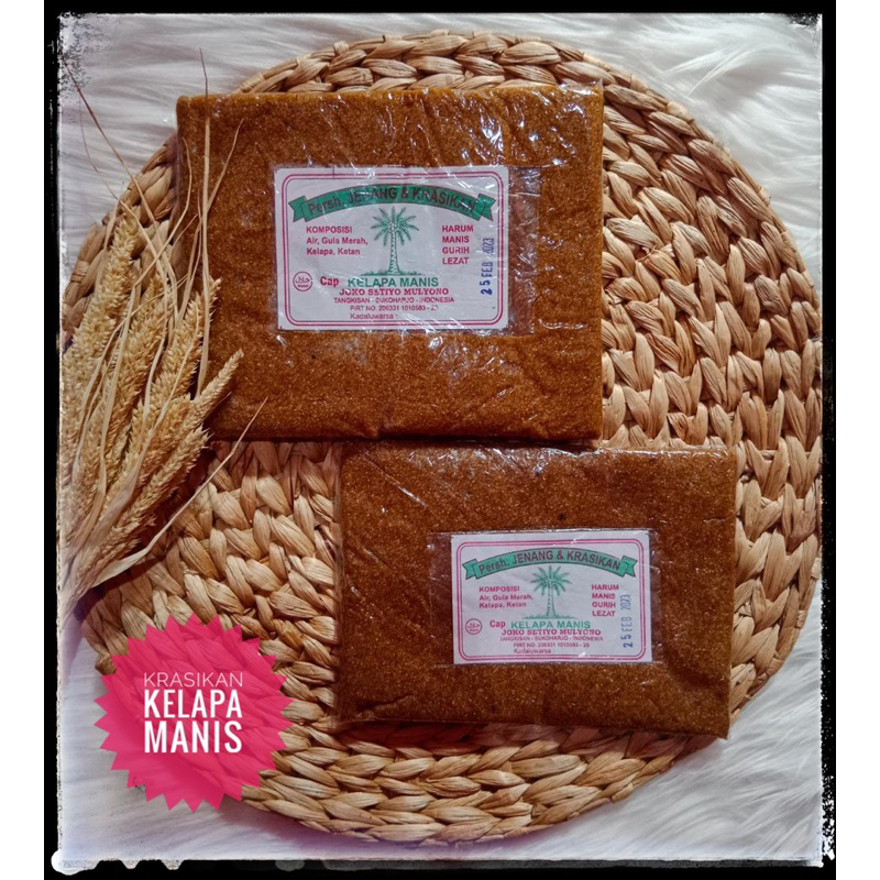 

JENANG KRASIKAN LEMBARAN SOLO - cap kelapa manis - dodol solo sukoharjo