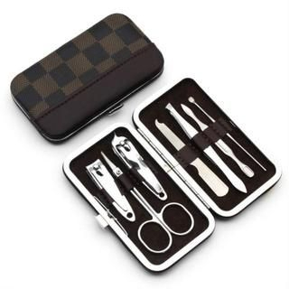 Sgmshop NAS7 Nail Art Set Perlengkapan Manicure Pedicure Gunting Kuku Wajah