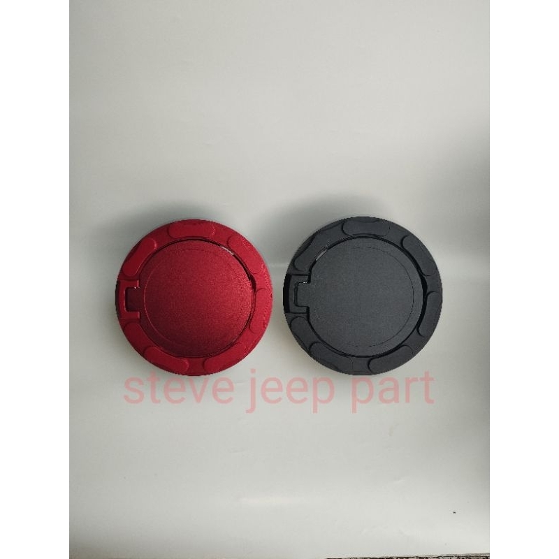 Cover tutup tangki bensin almunium jeep wrangler JK