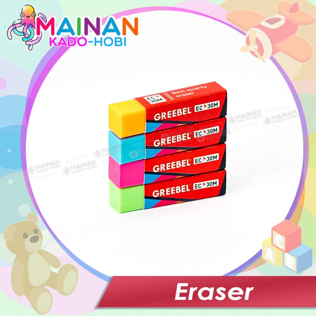 ALAT TULIS BELAJAR SEKOLAH STATIONERY PENGHAPUS KARET ERASER PANJANG