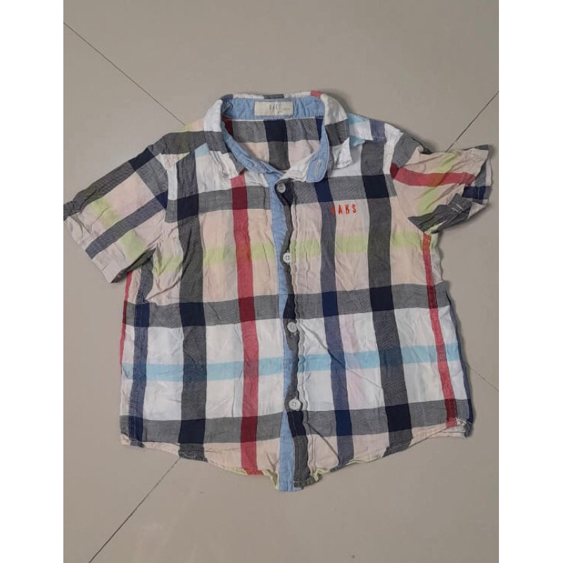 Baju Kemeja Anak Cowok Size 110 (3-4thn) Merk Daks