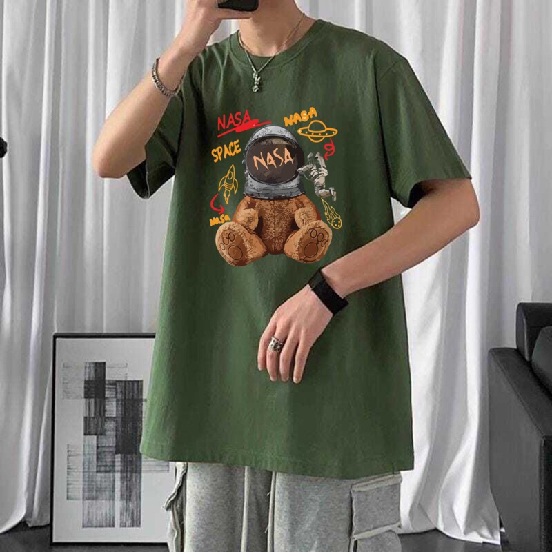 BAJU OVERSIZE PRIA NASA BEAR FASHION DISTRO KASUAL KEKINIAN ATASAN COWOK