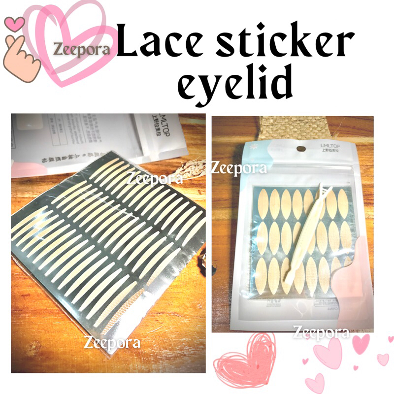 skot mata jaring EYELID VEIL INVISIBLE lace eyelid transparan eyelid natural eyelid sheet lembaran lipatan mata makeup kecantikan