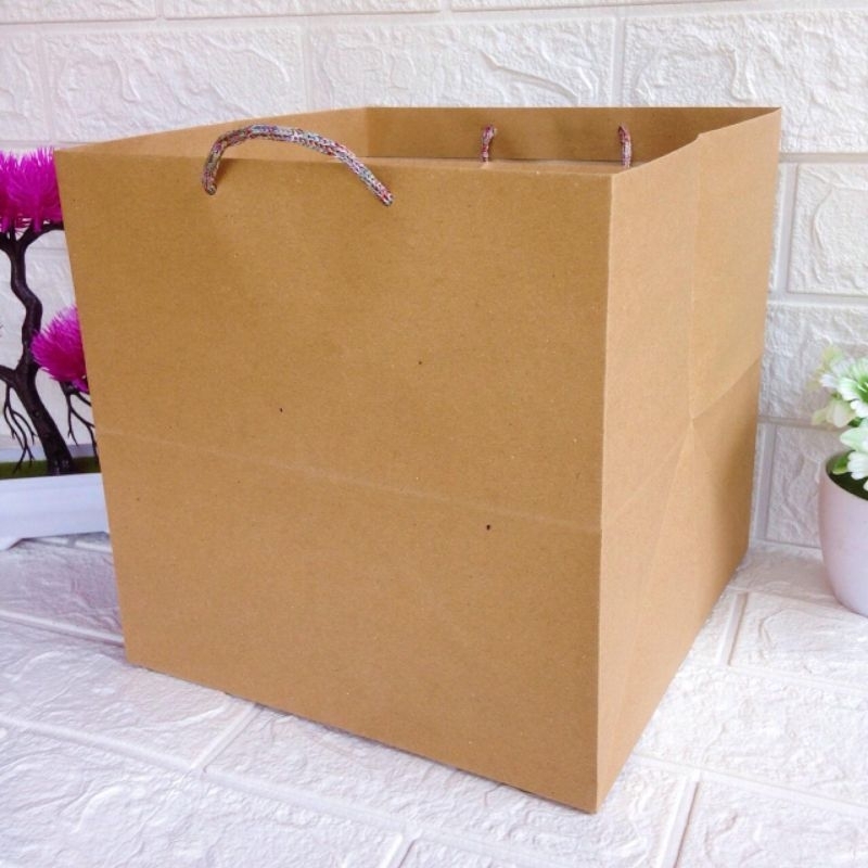 PAPER BAG 25x25x25 | paper bag kotak nasi