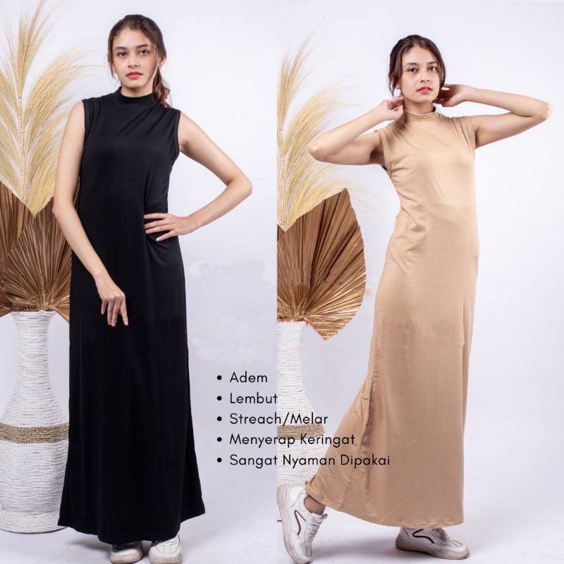 gamis inner kuntung / inner gamis tanpa lengan