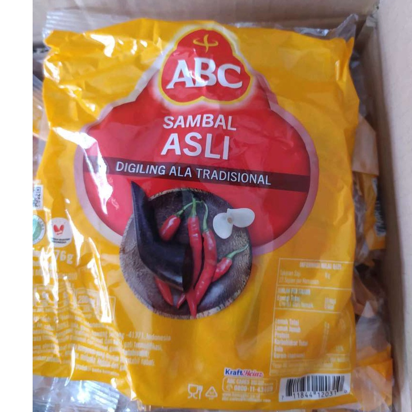 

ABC sambel sachet isi 22 pcs