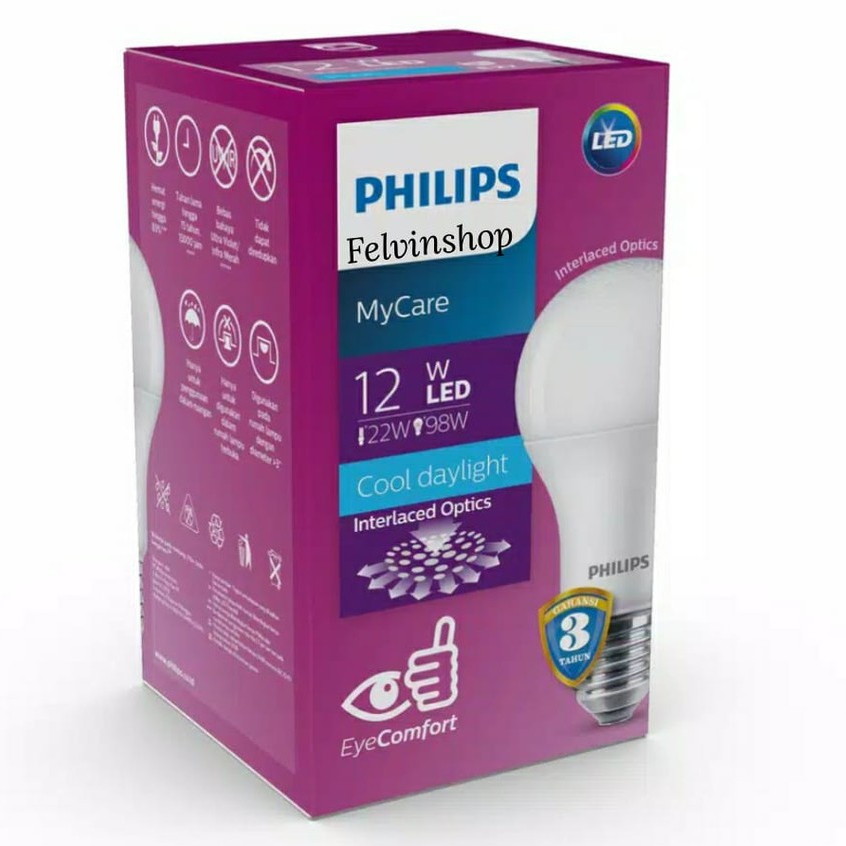 Lampu Led 12 Watt Philips Cool Day Light ( Putih )