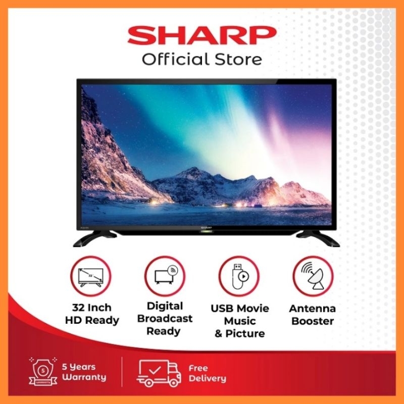 PROMO LED TV Sharp 32 Inch AQUOS 2T C32DD1I DIGITAL TV