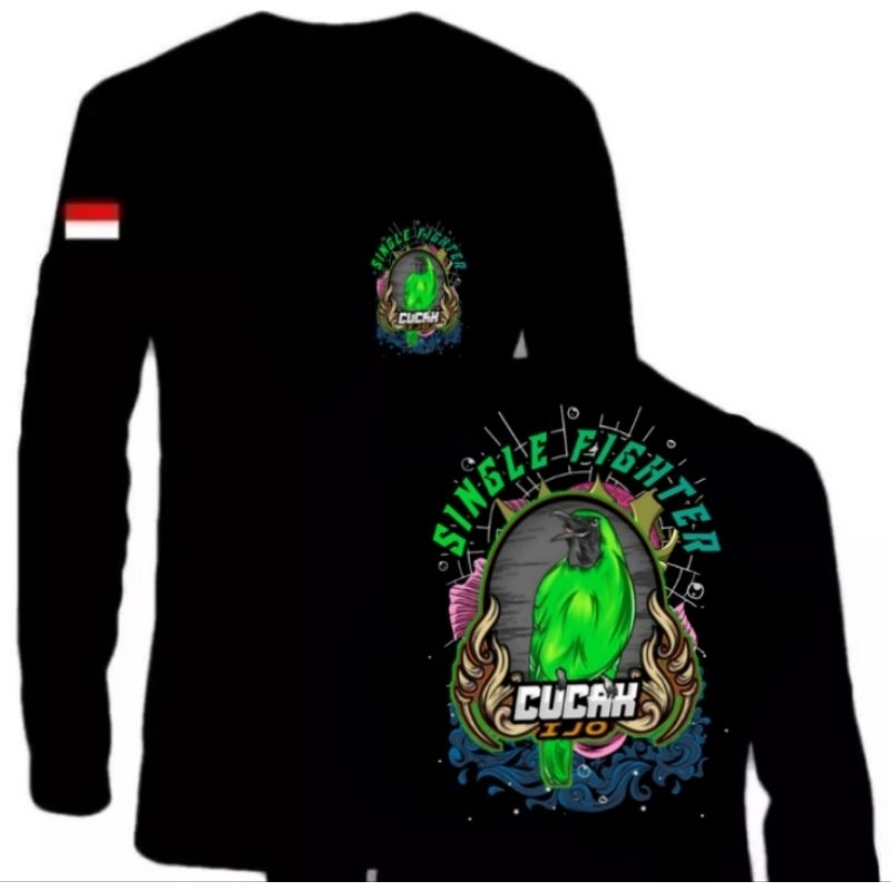 KAOS CUCAK IJO TERBARU BAHAN ADEM