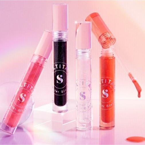 [BPOM] Somethinc Multitask Water Gloss 3.3gr - Lip Gloss Glitter / Lipgloss Bening Transparan