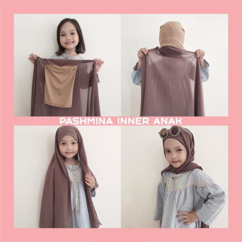 Pashmina inner anak ceruty babydoll