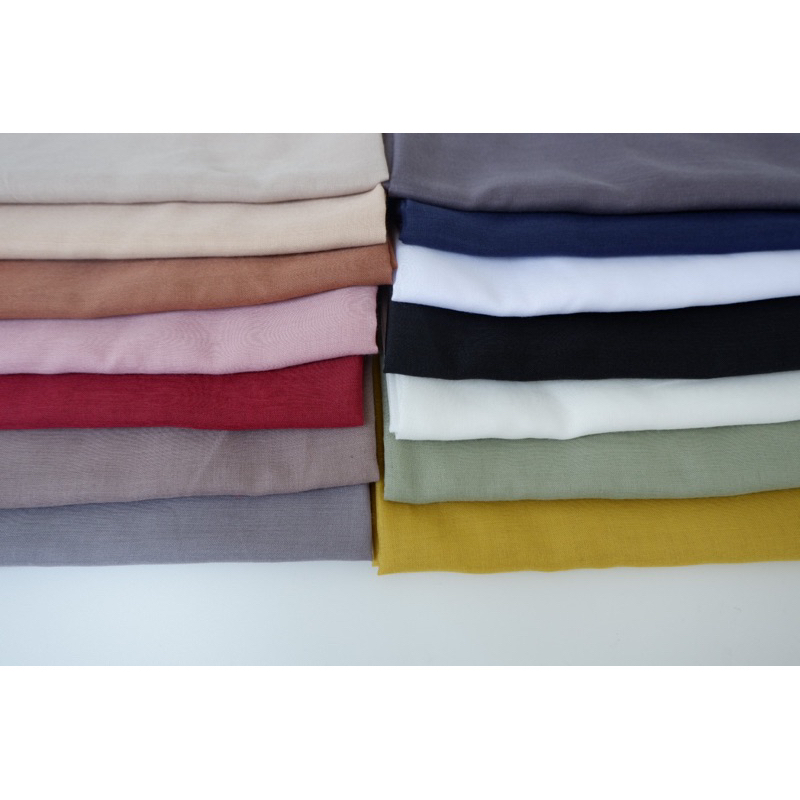 Bahan Hijab Voal Thorsa/ Voal Superfine /Voal Basical (KAIN SAJA)