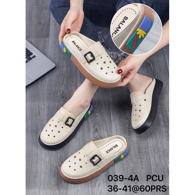 SANDAL WANITA KARET IMPORT BALANCE 039