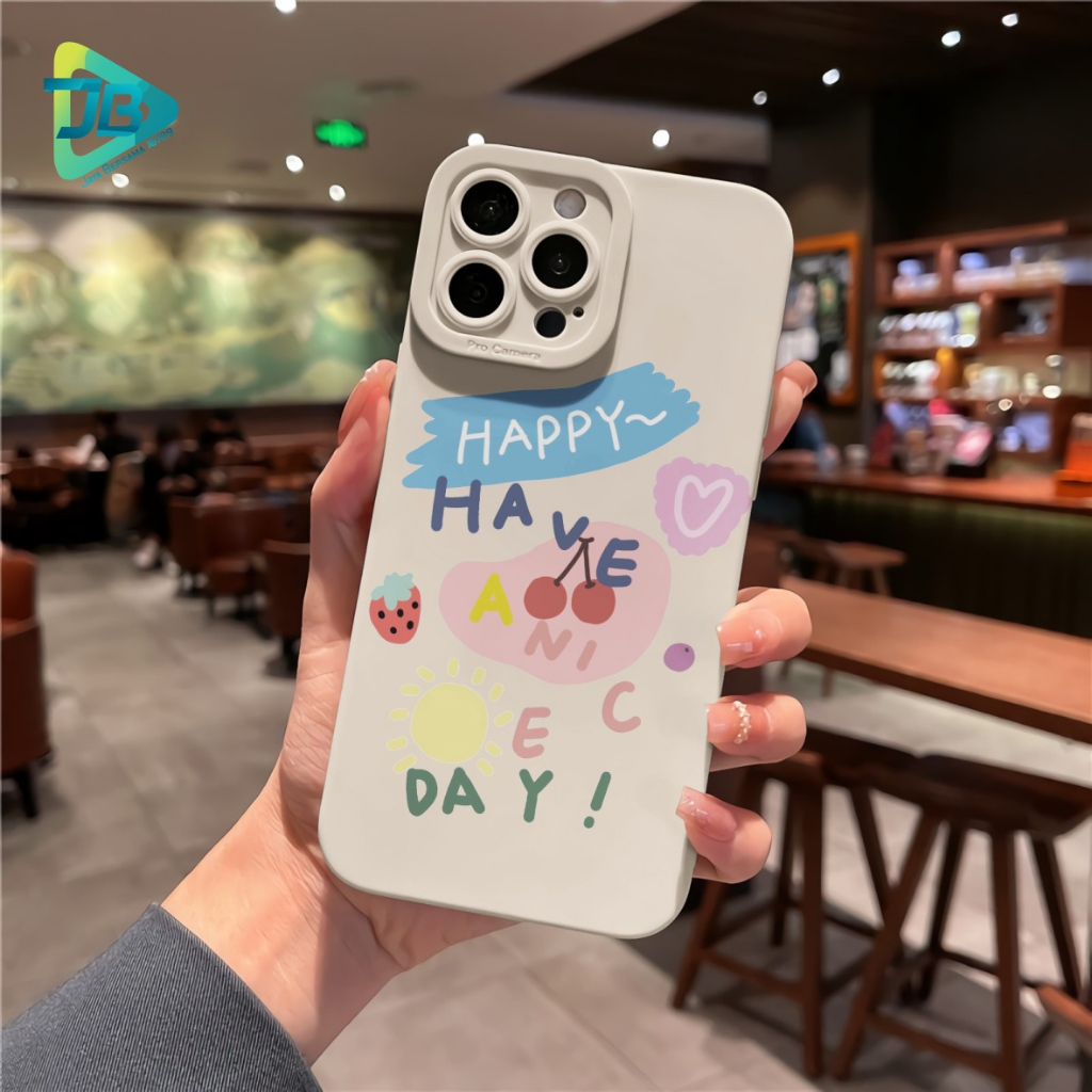 CUSTOM CASE SOFTCASE SILIKON PROCAMERA HAVE A NICE DAY CUSTOM INFINIX SMART 4 5 6 PLUS HOT 8 9 10 10S 11 12 12I PLAY NOTE 8 10 11 12 PRO JB6799