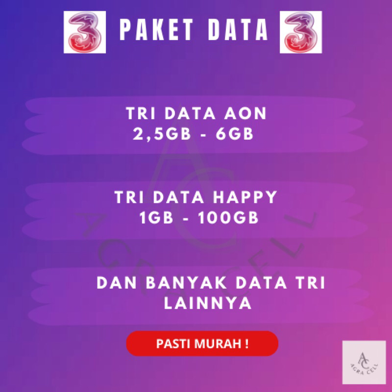 PAKET DATA TRI MURAH 