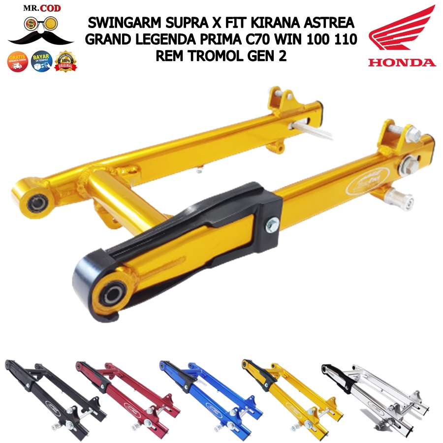 SWINGARM SUPRA FIT KIRANA ASTREA GRAND LEGENDA PRIMA C70 SWING ARM SUPERTRACK GEN 2