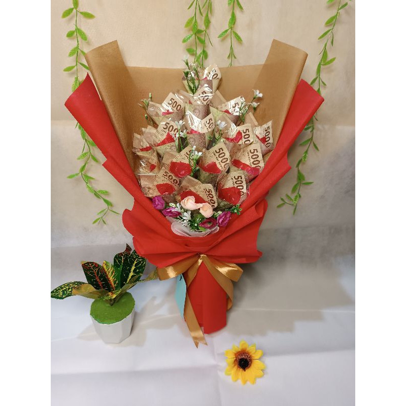 Buket uang 100rb | Buket uang |Buket Murah |Money Bouquet