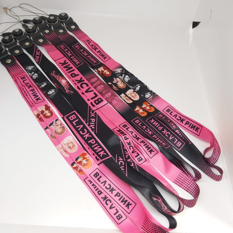 Tali Gantungan Hp Panjang Motif Blackpink Korean Terbaru Promosen