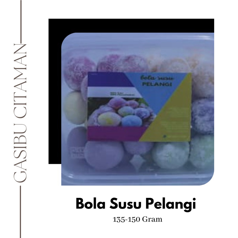 

Bola Susu Pelangi | Snack Gasibu Citaman