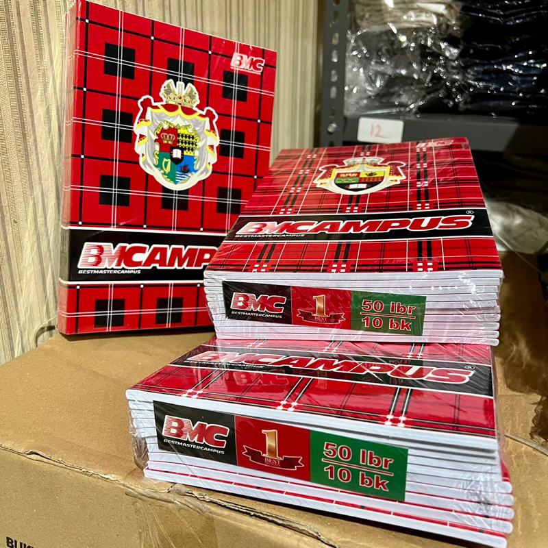 

CTShopID Buku Tulis BMC Campus Boxy BESAR isi 50 Lembar