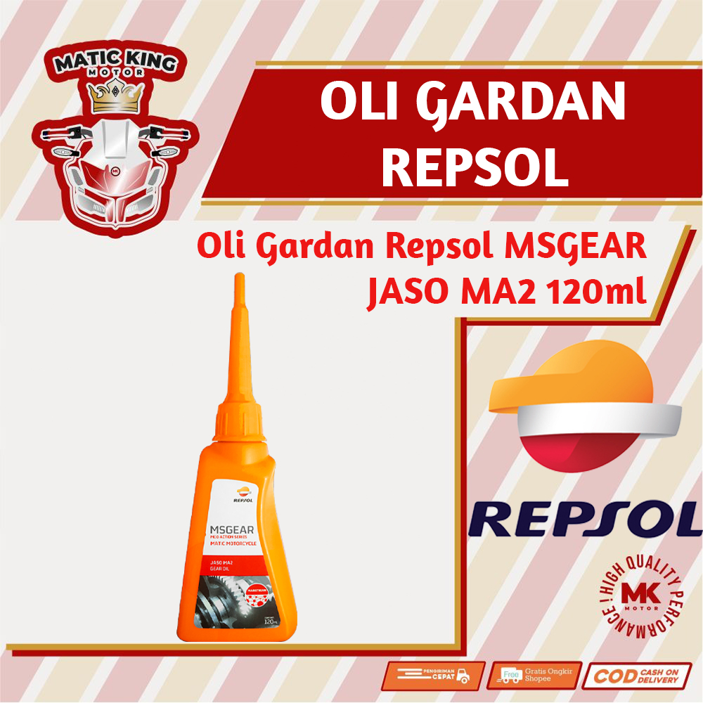 Repsol Oli Gardan MSGEAR JASO MA2 120 ml