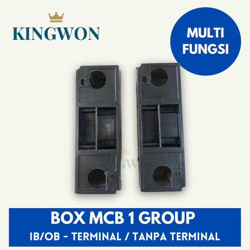 BOX MCB 1 GROUP / TEMPAT MCB / BOX MCB I GROUP/ 1 PHASE/KOTAK MCB TEMPEL/TEMPAT MCB  TERMINAL/TANPA TERMINAL