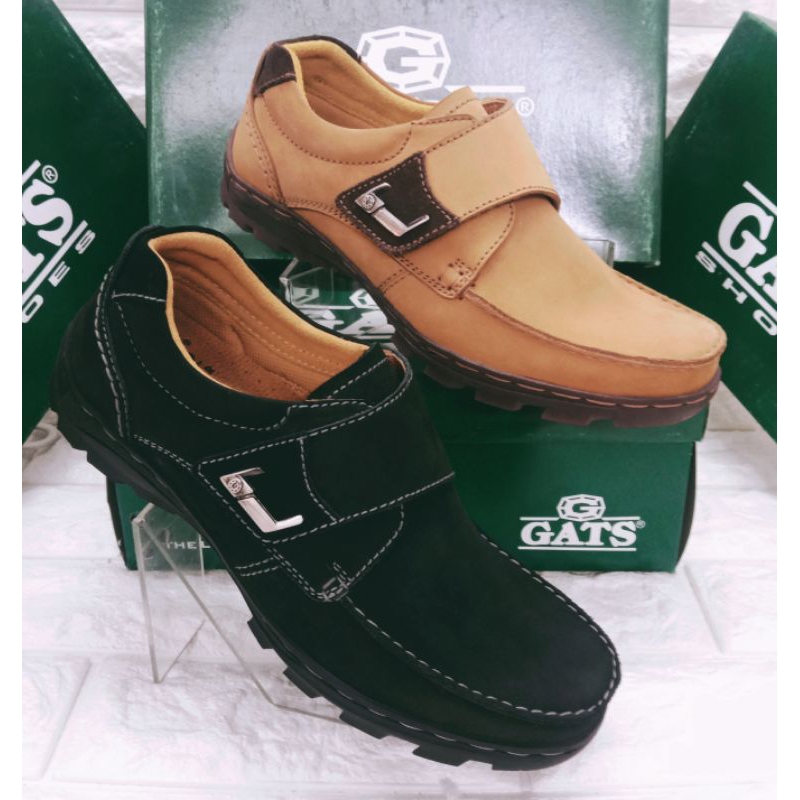 Sepatu Kulit casual pria GATS TO 2209  original