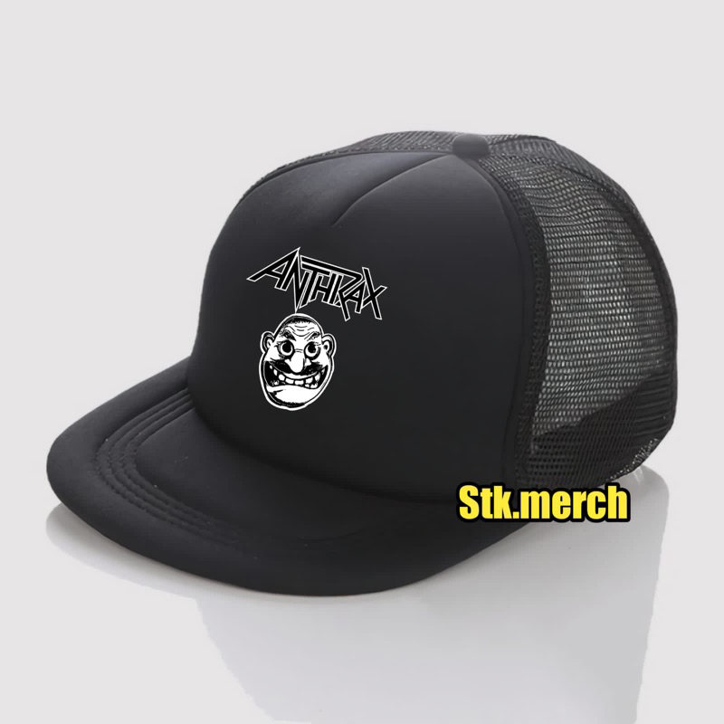 Topi Snapback Trucker / Snapback Hat Trucker / Topi Jaring Distro / Topi Band Metal Hardcore Punk - 